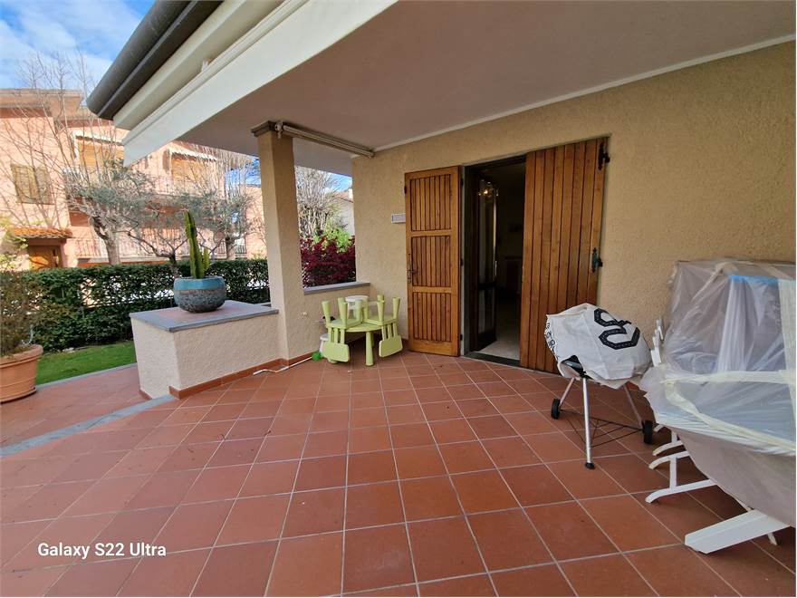 veranda attrezzata coperta